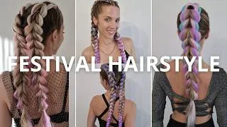 Miniature : 5 coiffures PARFAITES pour aller en FESTIVAL cet été 🎆 idée coiffure spéciale festivals 2026 🎆