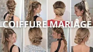 Miniature : 11 coiffures MARIAGE cheveux MI-LONG à LONGS coiffure facile à faire soi-même ( chignon - tresse )