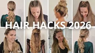 Miniature : ASTUCE COIFFURE 2026 🖤 10 idées coiffures facile et rapide cheveux mi-long à longs 🖤