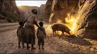 Miniature : La veuve et ses fils suivirent leur cochon au canyon – ce qu'il déterra là valait des millions !