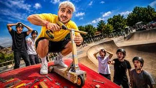 Miniature : J'ai Fabriqué une Trottinette pour Aller au Skatepark !