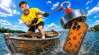 Miniature : J'ai Construit Un BATEAU Pour Faire De La Pêche À L'Aimant !
