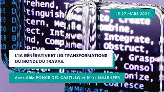 Miniature : L'IA générative et les transformations du monde du travail