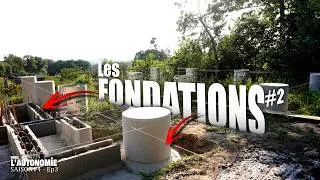 Miniature : Maison en A - Piliers en tube CARTON! - Fondations partie 2