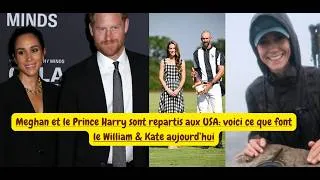 Miniature : Meghan et le Prince Harry sont repartis aux USA: voici ce que font le William & Kate aujourd’hui