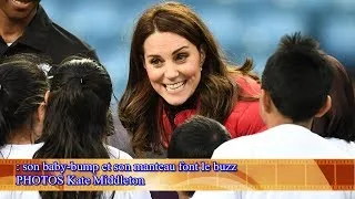Miniature : PHOTOS Kate Midd­le­ton  : son baby-bump et son manteau font le buzz