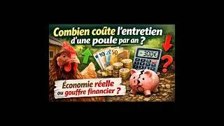 Miniature : Combien Coûte Réellement une Poule ? 🐔 Budget Complet & Rentabilité (2025)