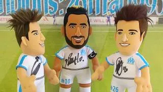 Miniature : Les joueurs de l'OM rencontrent leurs Poupluches