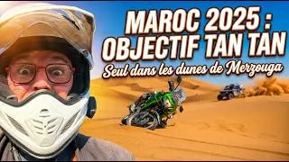 Miniature : Seul dans les dunes de Merzouga | Roadtrip moto Maroc 2025 – Objectif Tan-Tan #5