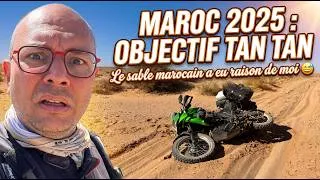 Miniature : Le sable marocain a eu raison de moi 😅 | Roadtrip moto Maroc 2025 – Objectif Tan-Tan #4