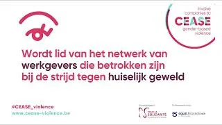 Miniature : Belgische werkgevers zijn met CEASE betrokken bij de strijd tegen partnergeweld