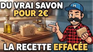 Miniature : Fabrique ton Savon Pour Moins de 2€ le Morceau Avec Ces 3 Ingrédients