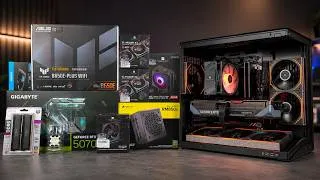 Miniature : 24 minutes of BUILDING the PERFECT BLACK GAMING PC | CLEAN POV PC BUILD | Ryzen 5 9600X + RTX 5070