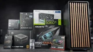 Miniature : 15 minutes of BUILDING a BEGINNER GAMING PC | EASY POV PC BUILD | Ryzen 5 7500F + RTX 5060Ti PNY