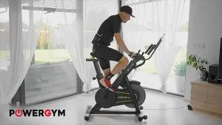 Miniature : Vélo de spinning inCondi S150i connecté avec 24 vitesses et frein magnétique pour home gym