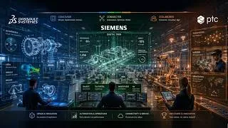 Miniature : Digital Twin : Dassault Systèmes vs Siemens vs PTC