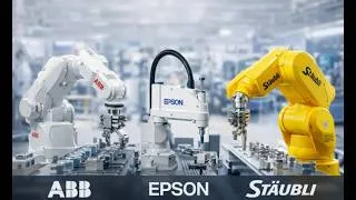 Miniature : ABB vs Epson vs Stäubli : Quel robot industriel choisir ?