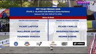 Miniature : PPF TOUR FÉMININ 2026 - Étape 2 - BLANGY-SUR-BRESLE - 16ème de finale - PICART vs FRANCE ESPOIRS.
