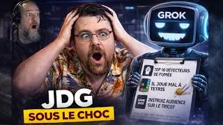 Miniature : JDG demande des conseil a grok pour ses vidéo