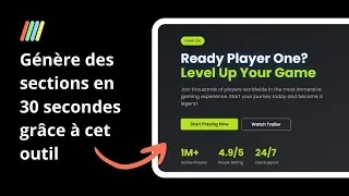 Miniature : J'ai crée un outil qui permet de générer des sections uniques basés sur ton thème (+ clean code)