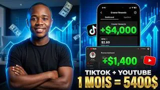 Miniature : J'ai copié ma stratégie TikTok sur YouTube : Voici le résultat (5.400$)