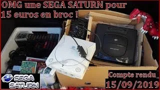 Miniature : OMG une SEGA Saturn à 15€!!! Compte rendu du (15/09/2019)