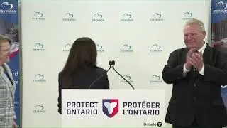 Miniature : Le premier ministre Ford tient une conférence de presse | le 9 mars