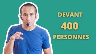 Miniature : Dans les COULISSES de mon intervention devant 400 personnes