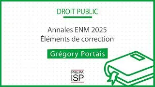 Miniature : Annales ENM 2025 - Droit public