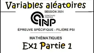 Miniature : PSI- 2024-Concours CCP -Ex1 Variables aléatoires  -partie 1 Temps d’arrivée du n-ième client