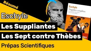 Miniature : Les Suppliantes + Les Sept contre Thèbes d'Eschyle 📗 RÉSUMÉ spécial prépa scientifique