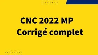 Miniature : CNC 2022 - MP- Epreuve s'Informatique - Corrigé Complet