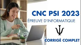 Miniature : CNC 2023 - PSI  - Epreuve s'Informatique - Corrigé Complet
