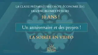 Miniature : La classe préparatoire droit-économie (d1) de l’ENC Blomet fête ses 10 ans !