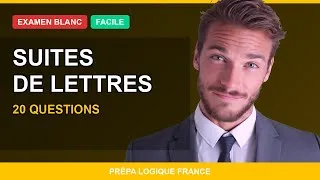 Miniature : 🟢 Suites de Lettres - EXAMEN BLANC Facile #3 | SNCF | RATP | Fonction publique