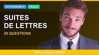 Miniature : 🟢 Suites de Lettres - Entraînement Facile #3 | SNCF | RATP | Fonction publique