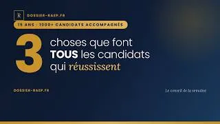 Miniature : Réussir son concours : les 3 choses que font TOUS ceux qui y arrivent
