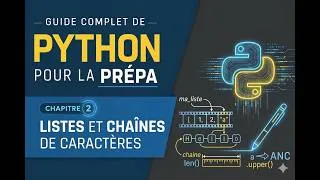 Miniature : GUIDE COMPLET de PYTHON pour la prépa. Chapitre 2 : Listes et Chaînes de caractères
