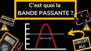Miniature : Bande passante, pulsations de coupure et résonance en intensité dans un circuit RLC