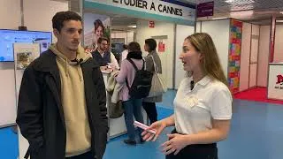 Miniature : PrepaVita - Salon de l'Etudiant à Cannes - Interview étudiant en BTS