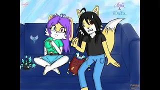 Miniature : Aria & Delta (my Ibis Paint drawing)