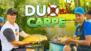 Miniature : Duel de pêche a la carpe : notre duo en duel !
