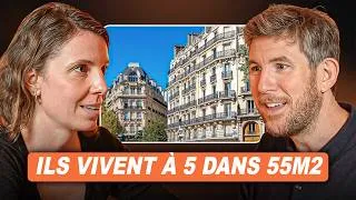 Miniature : À 5 dans 55m² à Paris : Pourquoi elle refuse de quitter la capitale !