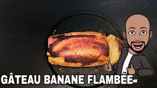 Miniature : Gâteau banane flambée ( recette antillaise )