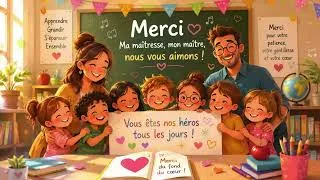 Miniature : 🎵Pour Ma Maîtresse et Mon Maître🎵#Heureuse#Ecole2026  #ViveLEcole#MerciProfesseur(e)#JoieDEcole