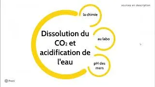 Miniature : Dissolution du dioxyde de carbone et acidification de l'eau