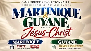 Miniature : 📣🔥 MARTINIQUE - GUYANE POUR JÉSUS CHRIST ♥️