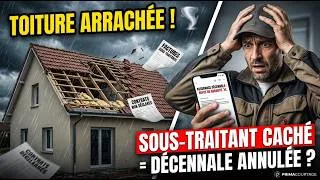 Miniature : Le secret de la sous-traitance BTP  qui vous ruine 🛑Toiture arrachée : Le piège à 80 000 € #btp