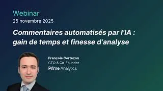Miniature : Webinar – Commentaires automatisés par l’IA | Alteryx x Prime Analytics