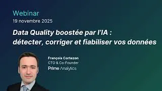 Miniature : Webinar - Data Quality boostée par l’IA | Alteryx x Prime Analytics